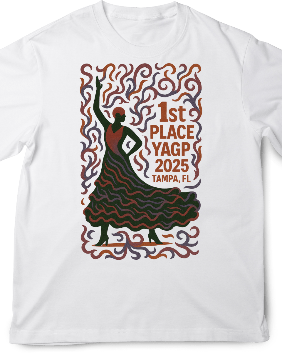Flamenco Fire: YAGP 2025 Champs - T-Shirt - Jawns on Fire Sneakers & Shoes