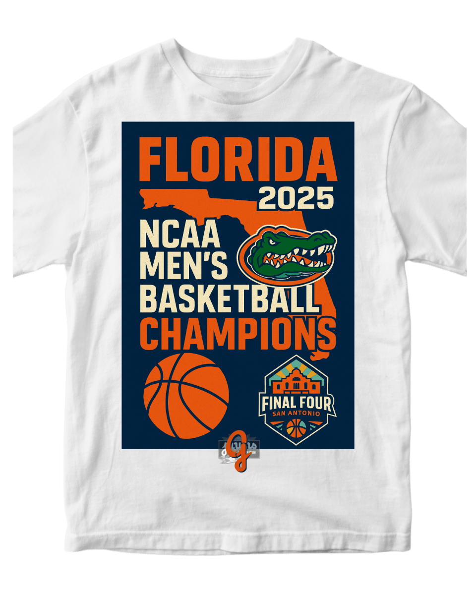 Florida Gators 2025 Men's Basketball National Champions - Original Jawns - White T-Shirt - T-Shirt - Jawns on Fire Sneakers & Shoes