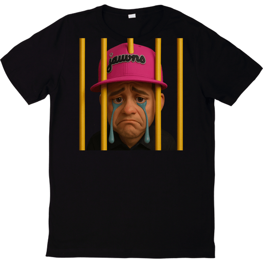 Free Jawns Behind Bars - Original Jawns - Black T-Shirt - T-Shirt - Jawns on Fire Sneakers & Shoes