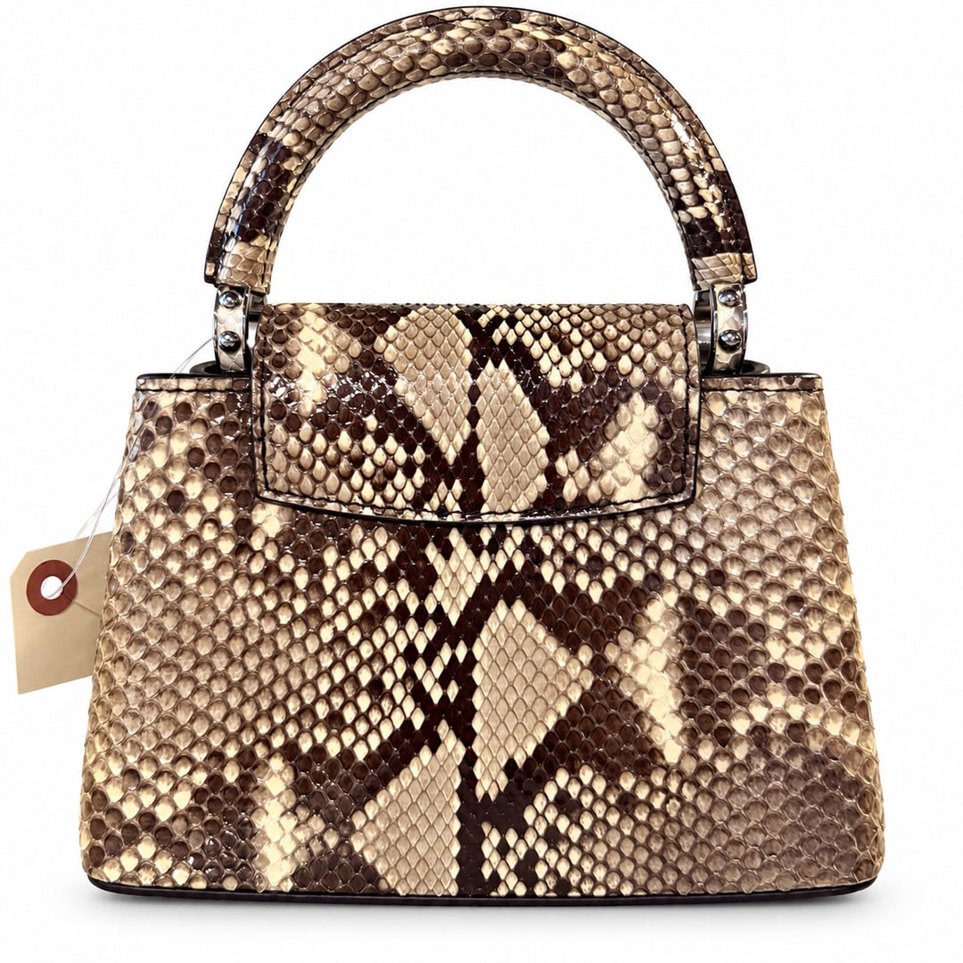 Louis Vuitton Capucines Mini Natural Python