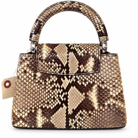 Louis Vuitton Capucines Mini Natural Python