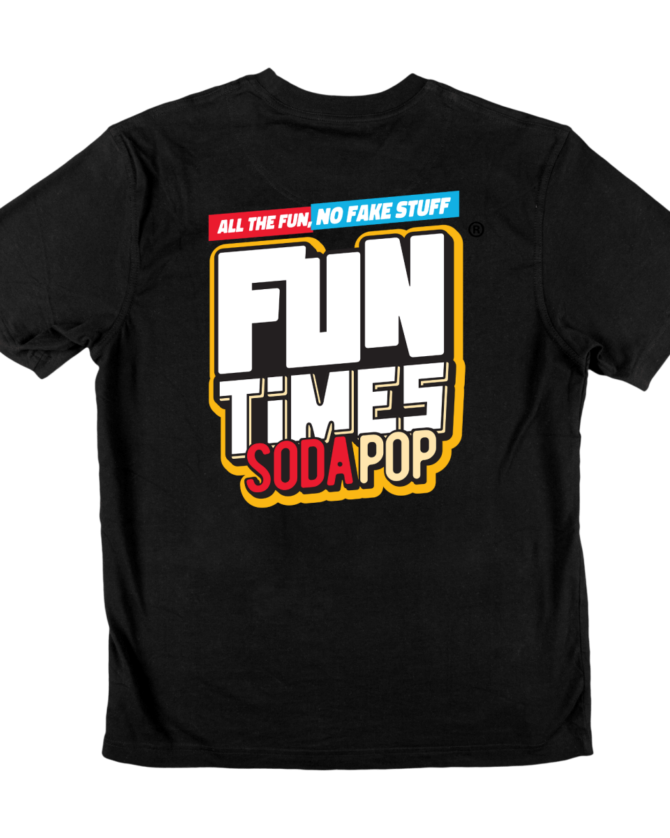 Fun Time Soda Pop - Black Premium T-Shirt - Only Jawns - T-Shirt - Jawns on Fire Sneakers & Shoes