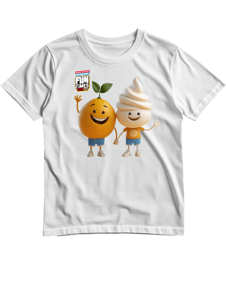 Fun Time Soda Pop Orange Cream T-Shirt - T-Shirt - Jawns on Fire Sneakers &amp; Shoes