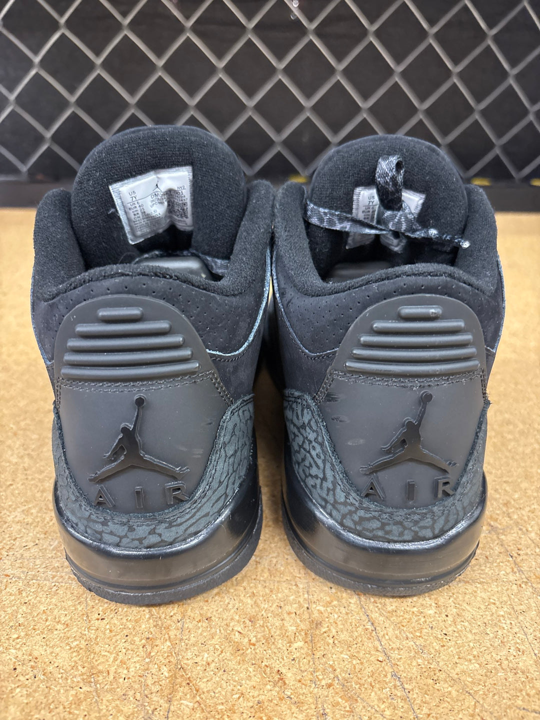 Jordan 3 Black Cat -Gradeschool 7- Used