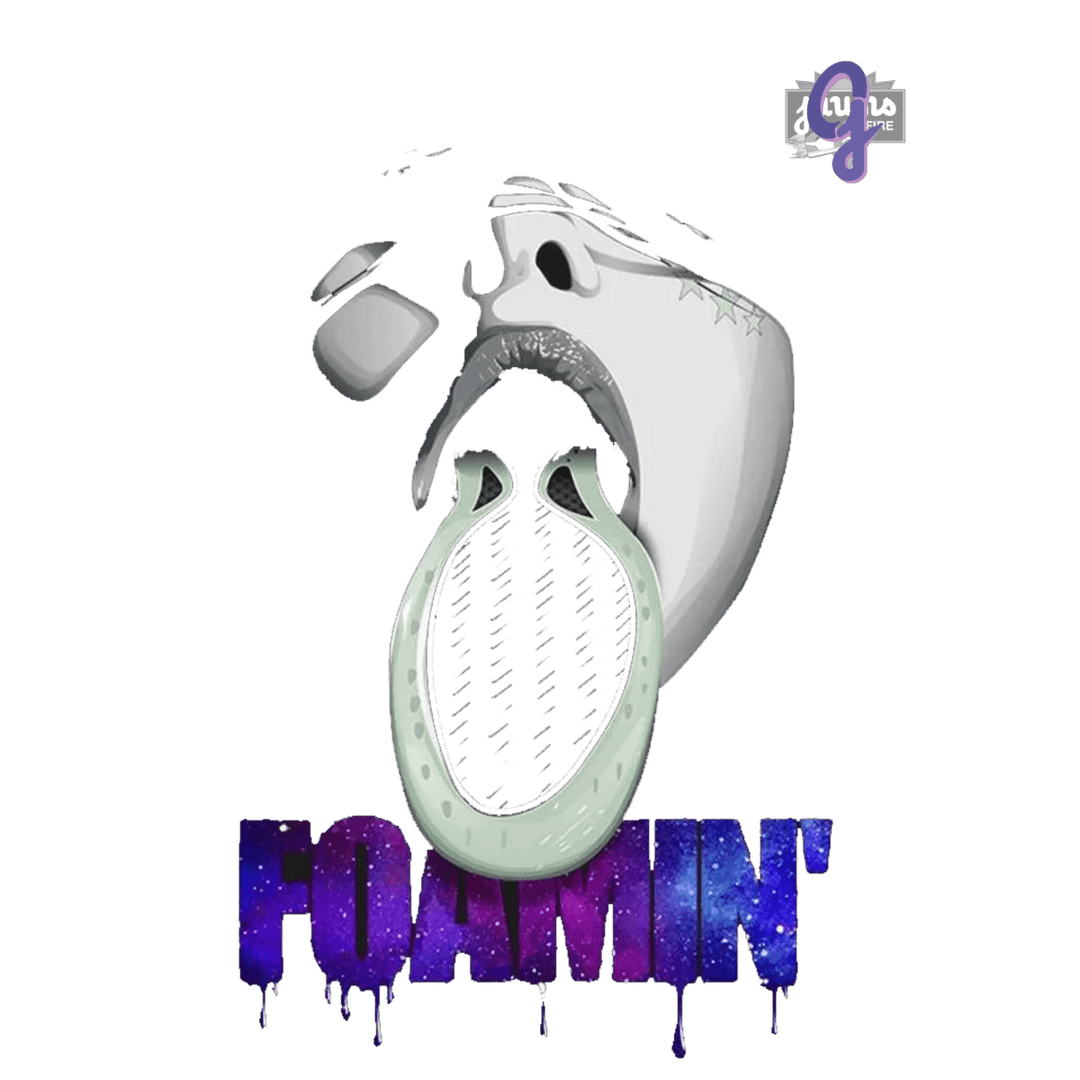 Galaxy Foam Crazy Face - Original Jawns - Black T-Shirt - T-Shirt - Jawns on Fire Sneakers & Shoes