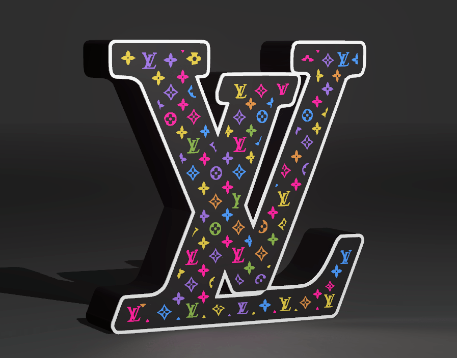 LV Monogram Black Light