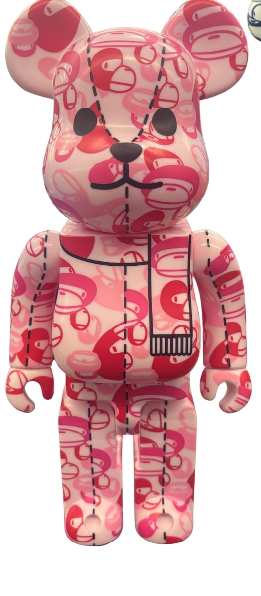 400% Pink Ape Bape Bearbrick
