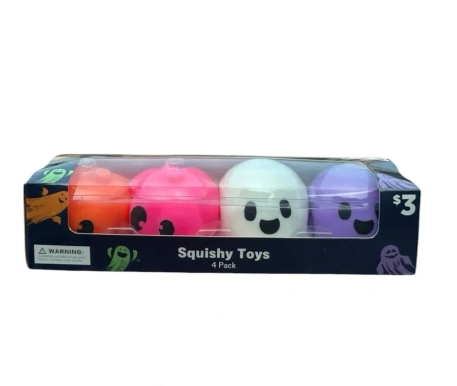 Viral Halloween Squishy Set - 4 Pack - Pumpkins &amp; Ghosts!