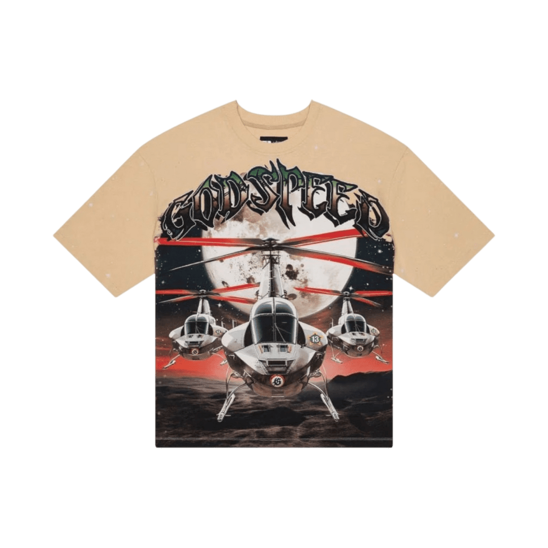 Godspeed Air Strike Long Sleeve Tee Bone - T-Shirt - Jawns on Fire Sneakers & Shoes