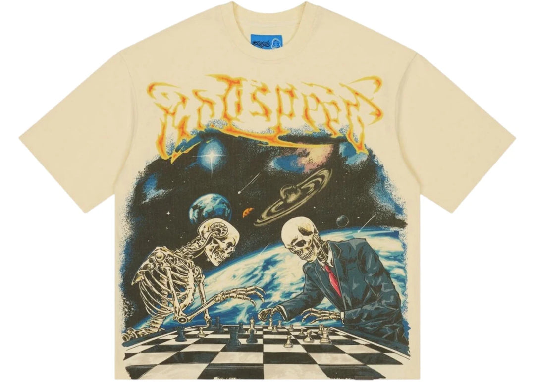 Godspeed Checkmate II T-shirt Bone - Clothing - Mens - Jawns on Fire Sneakers & Shoes