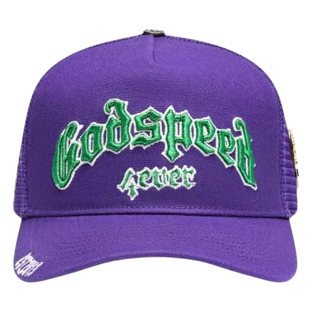 Godspeed Forever Trucker Hat Joker - Clothing Accessory - Jawns on Fire Sneakers & Shoes