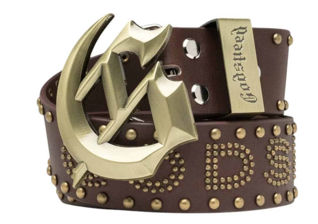 Godspeed Forged Studded Belt Brown - Clothing Accessory - Jawns on Fire Sneakers & Shoes