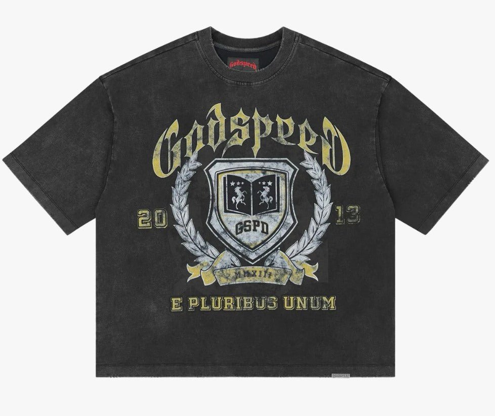 Godspeed GSPD Crest T-Shirt Black Wash - Clothing - Mens - Jawns on Fire Sneakers & Shoes