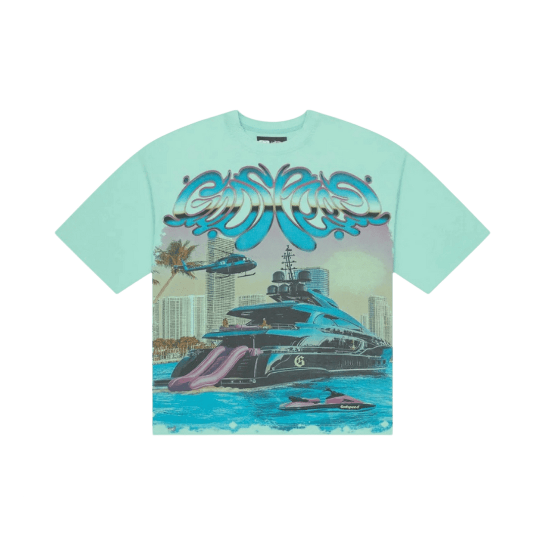 Godspeed Momento Teal T-Shirt - Clothing - Mens - Jawns on Fire Sneakers & Shoes