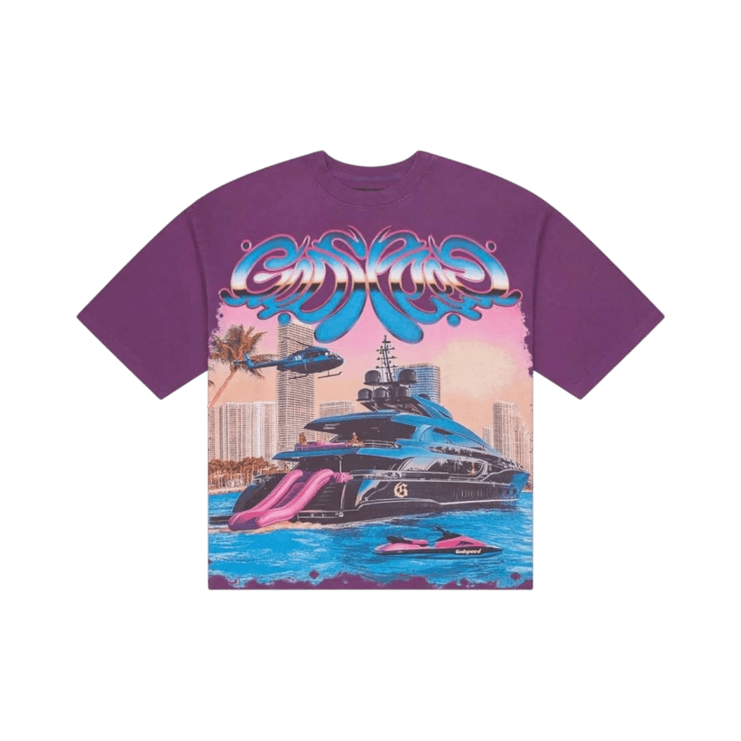 Godspeed Momento Tee Purple Wash Tee Purple - Clothing - Mens - Jawns on Fire Sneakers & Shoes