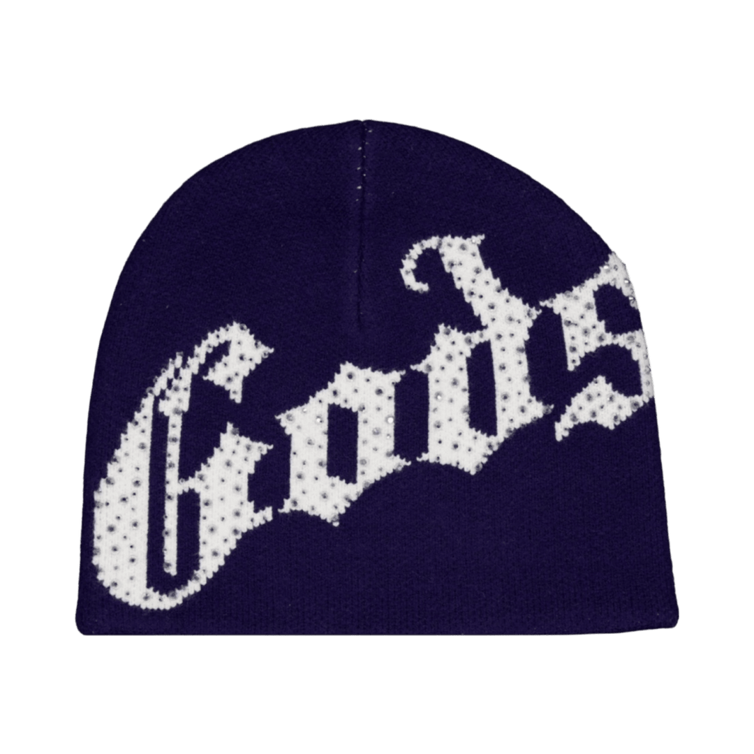 Godspeed New York OG Logo Studded Beanie Navy - Clothing Accessory - Jawns on Fire Sneakers &amp; Shoes