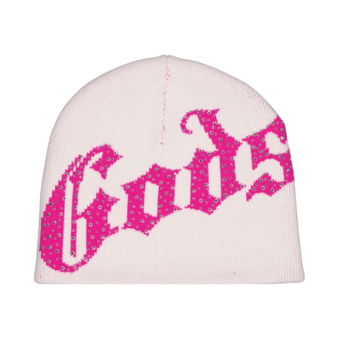 Godspeed New York OG Logo Studded Beanie Pink - Clothing Accessory - Jawns on Fire Sneakers & Shoes