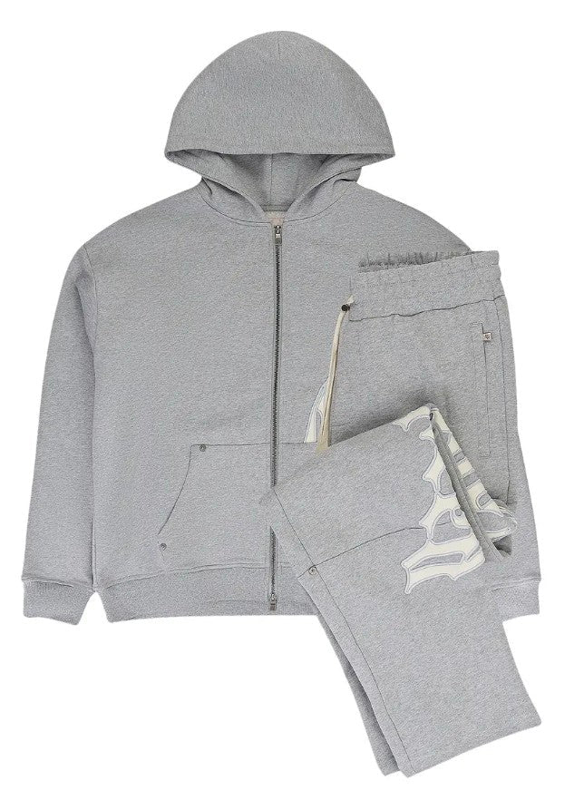 Godspeed OG Logo V2 Sweatsuit Heather Grey - Clothing - Mens - Jawns on Fire Sneakers & Shoes