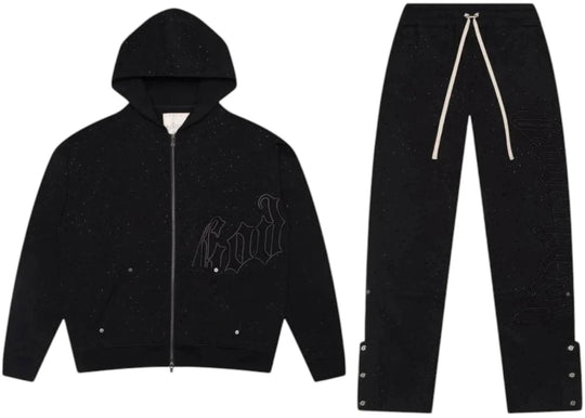 Godspeed OG Logo VVS V2 Sweatsuit Black/Black - Clothing - Mens - Jawns on Fire Sneakers &amp; Shoes