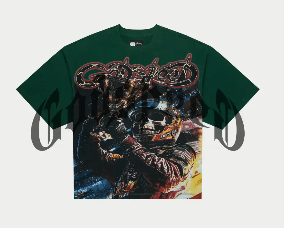 Godspeed Podium Dreams Green T-Shirt - Clothing - Mens - Jawns on Fire Sneakers & Shoes