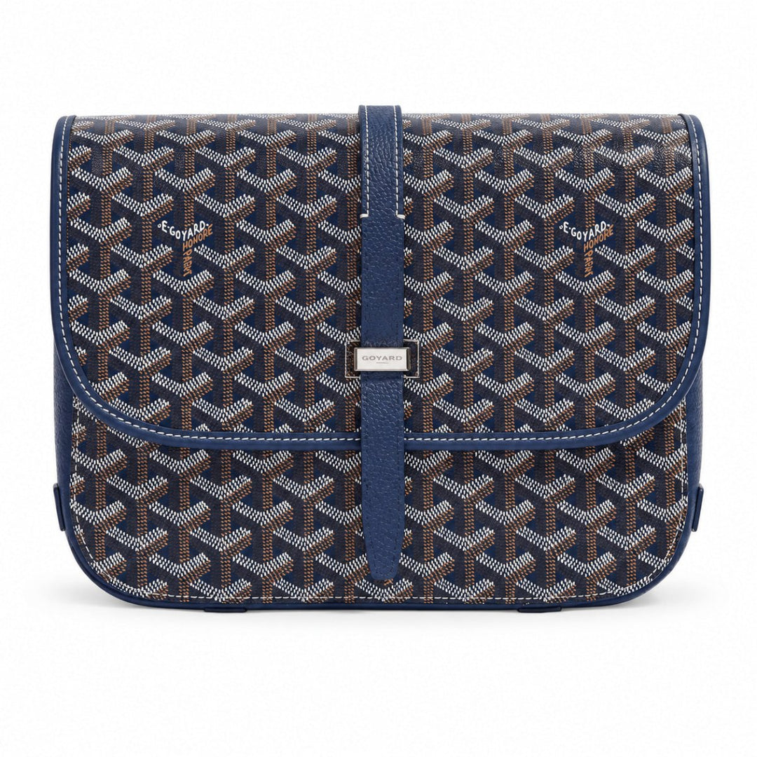 Goyard MM Belvédère Messenger Navy Crossbody Bag - Handbags - Jawns on Fire Sneakers &amp; Shoes