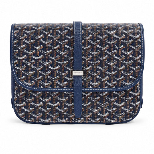Goyard MM Belvédère Messenger Navy Crossbody Bag - Handbags - Jawns on Fire Sneakers &amp; Shoes