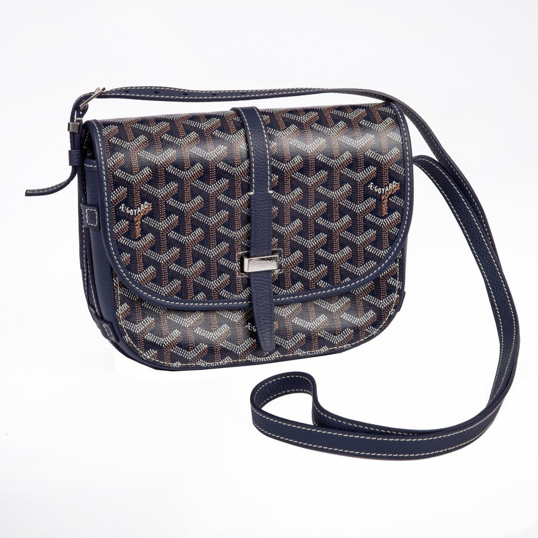 Goyard PM Belvédère Messenger Navy Crossbody Bag - Handbags - Jawns on Fire Sneakers &amp; Shoes
