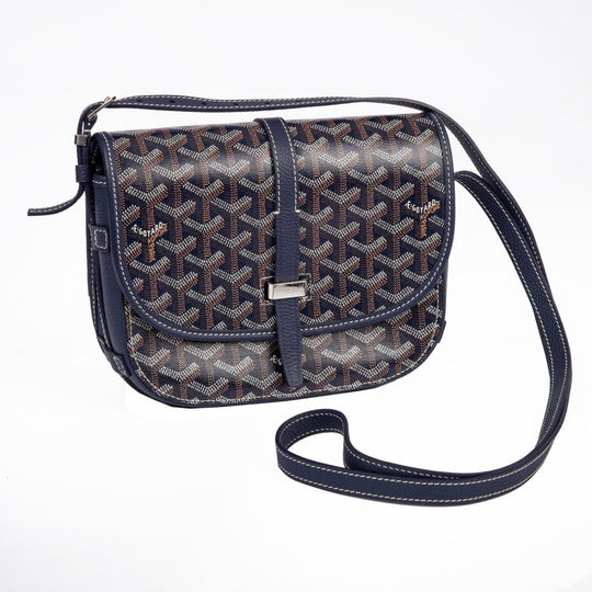 Goyard PM Belvédère Messenger Navy Crossbody Bag - Handbags - Jawns on Fire Sneakers &amp; Shoes