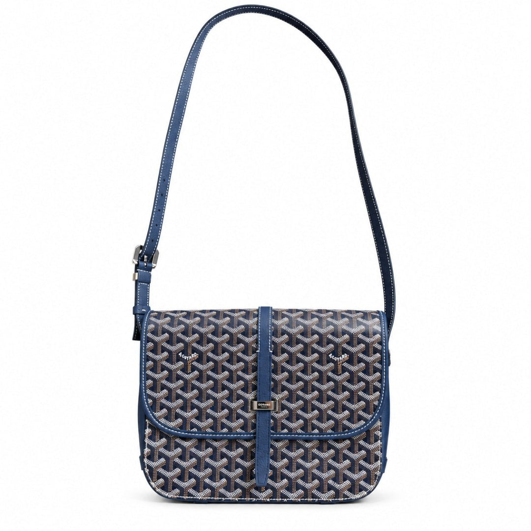 Goyard PM Belvédère Messenger Navy Crossbody Bag - Handbags - Jawns on Fire Sneakers &amp; Shoes