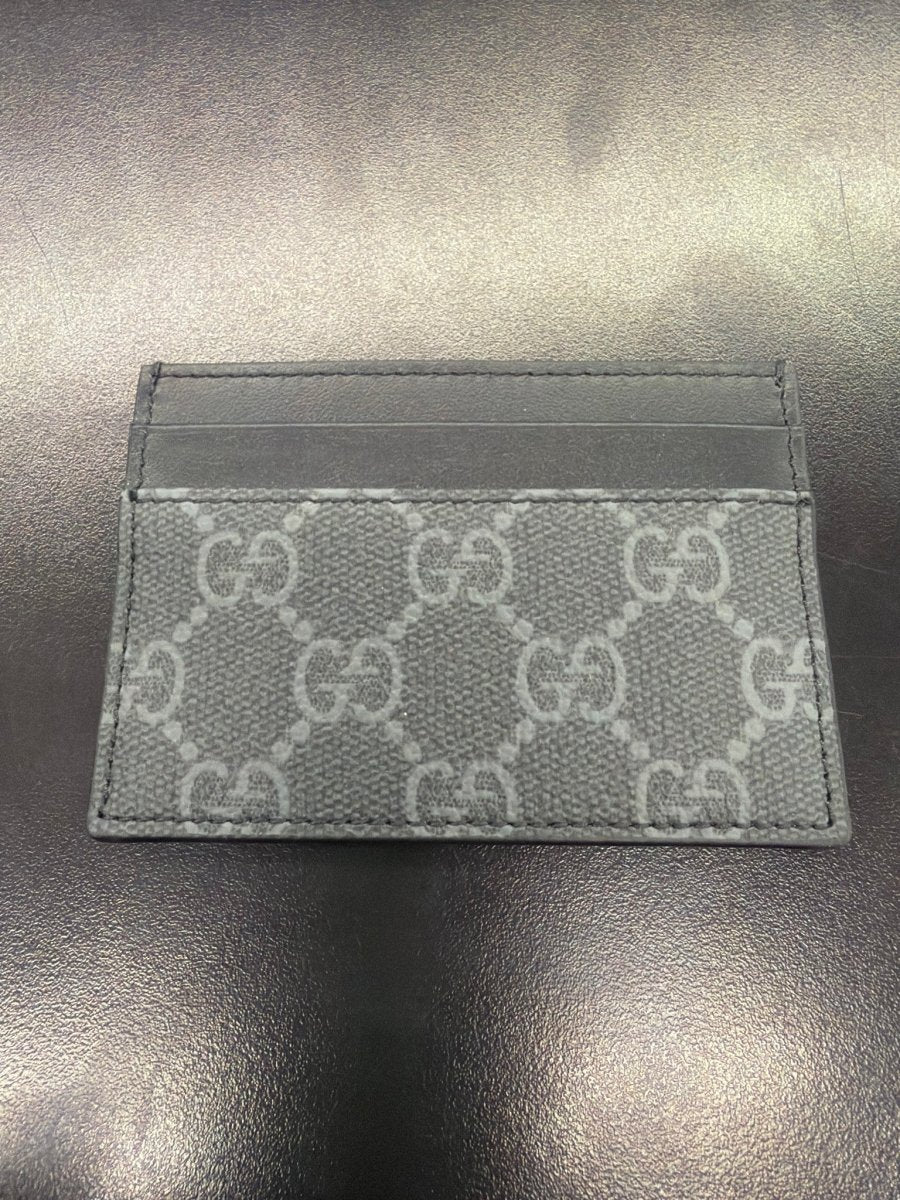 Gucci Card Case Wallet GG Black - Handbags - Jawns on Fire Sneakers & Shoes