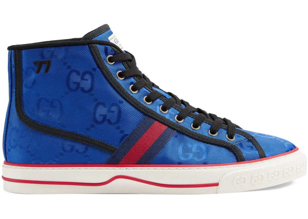 Gucci Off The Grid High Top Sneaker Blue - Sneakers - Jawns on Fire Sneakers & Shoes