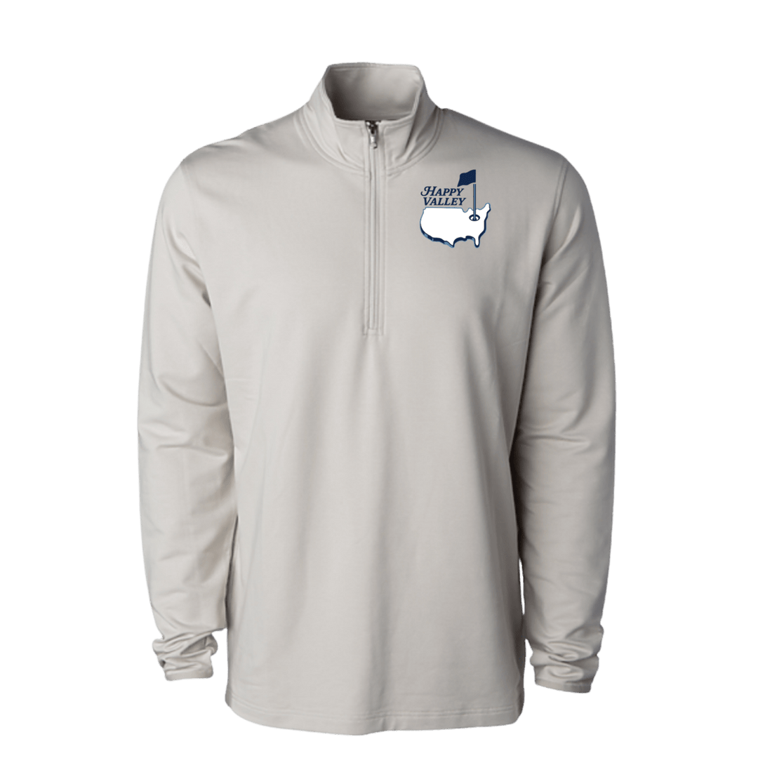 Happy Valley Masters Cream Performance Quarter Zip - Quarter Zip - Jawns on Fire Sneakers & Shoes
