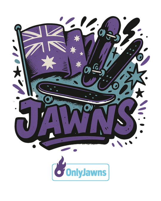 Hayley Wilson SB Dunk FLAG JAWNS - Original Jawns - Black T-Shirt - T-Shirt - Jawns on Fire Sneakers & Shoes