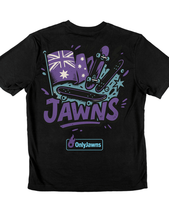 Hayley Wilson SB Dunk FLAG JAWNS - Original Jawns - Black T-Shirt - T-Shirt - Jawns on Fire Sneakers & Shoes