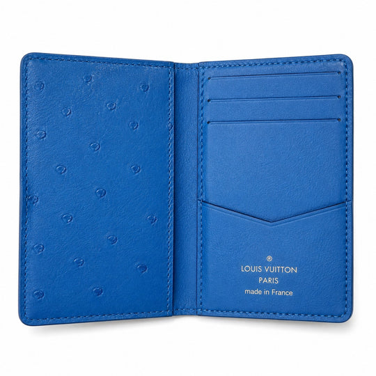Louis Vuitton Ostrich Pocket Organizer Bleu
