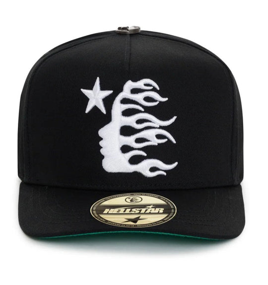 Hellstar OG Logo Snapback Hat Black - Clothing Accessory - Jawns on Fire Sneakers & Shoes