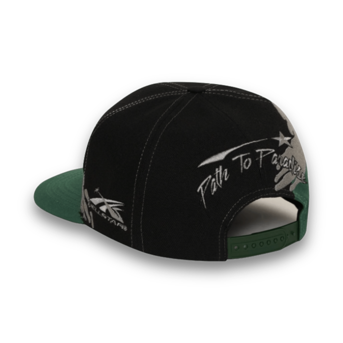 HellStar Studios HS Studios Paintbrush Snapback Hat Green HellStar Studios HS Studios Paintbrush Snapback Hat Green