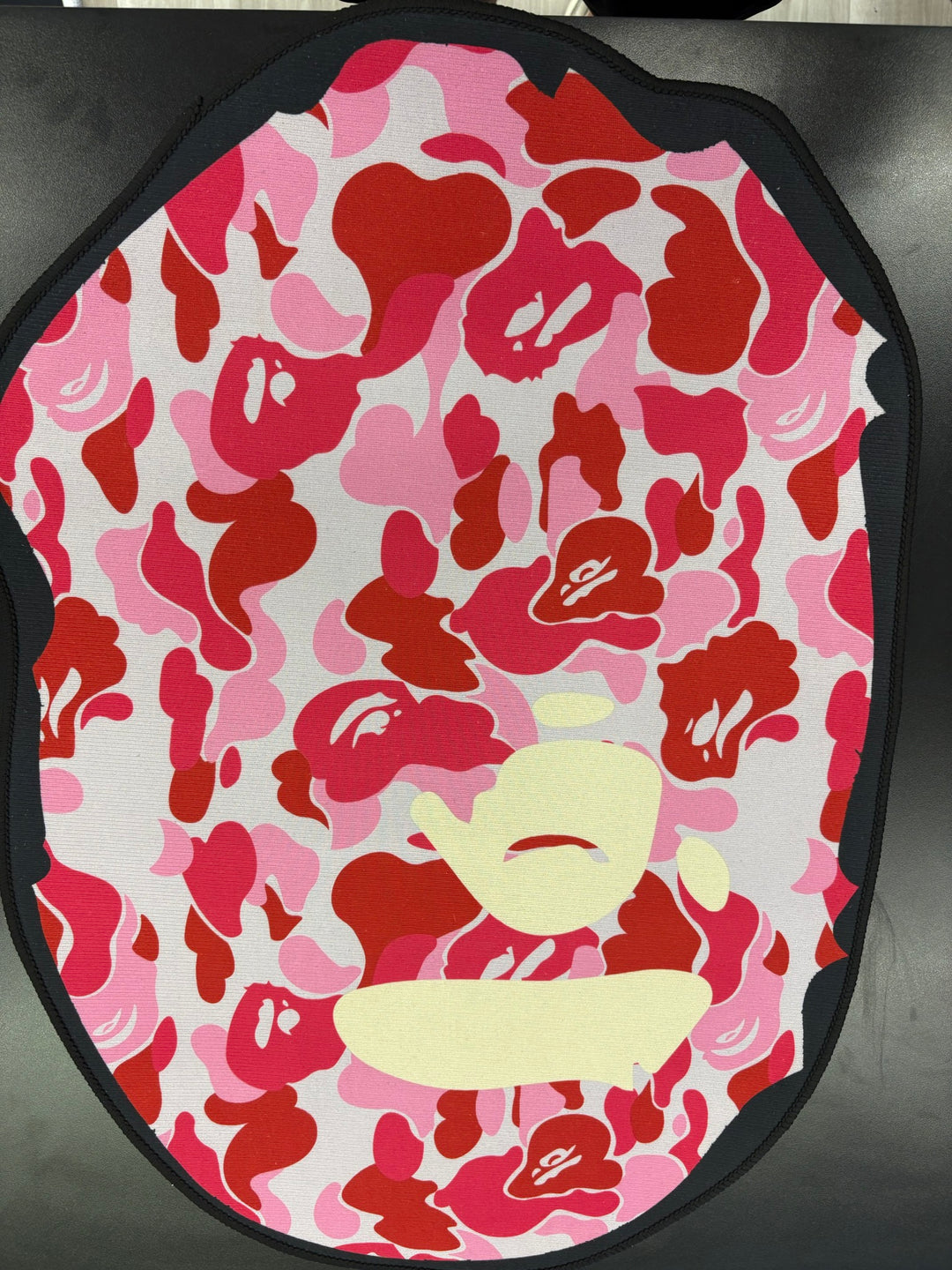 Pink Bape Ape Face Carpet