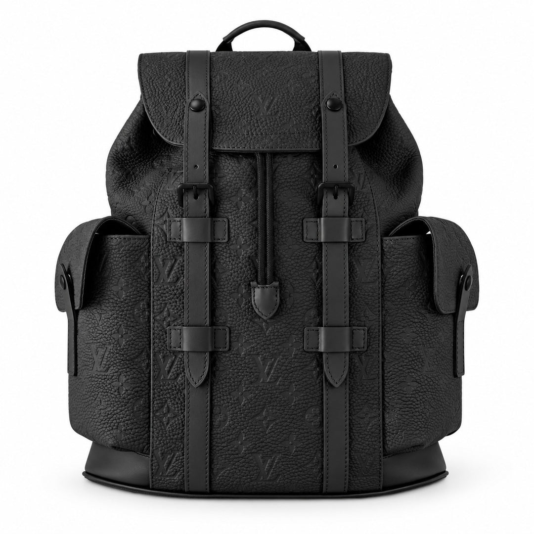 Louis Vuitton Monogram Taurillon Christopher PM Black Backpack M20899