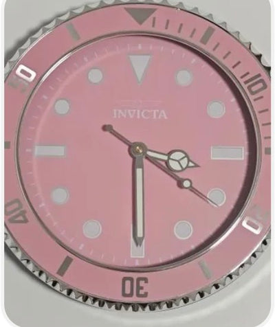 Invicta Pro Diver Wall Clock, Pink 70048