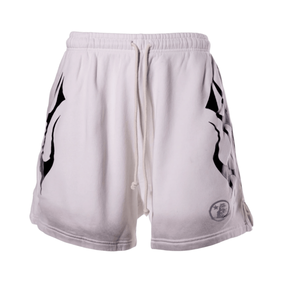 HS Flame Shorts White - Shorts - Jawns on Fire Sneakers & Shoes