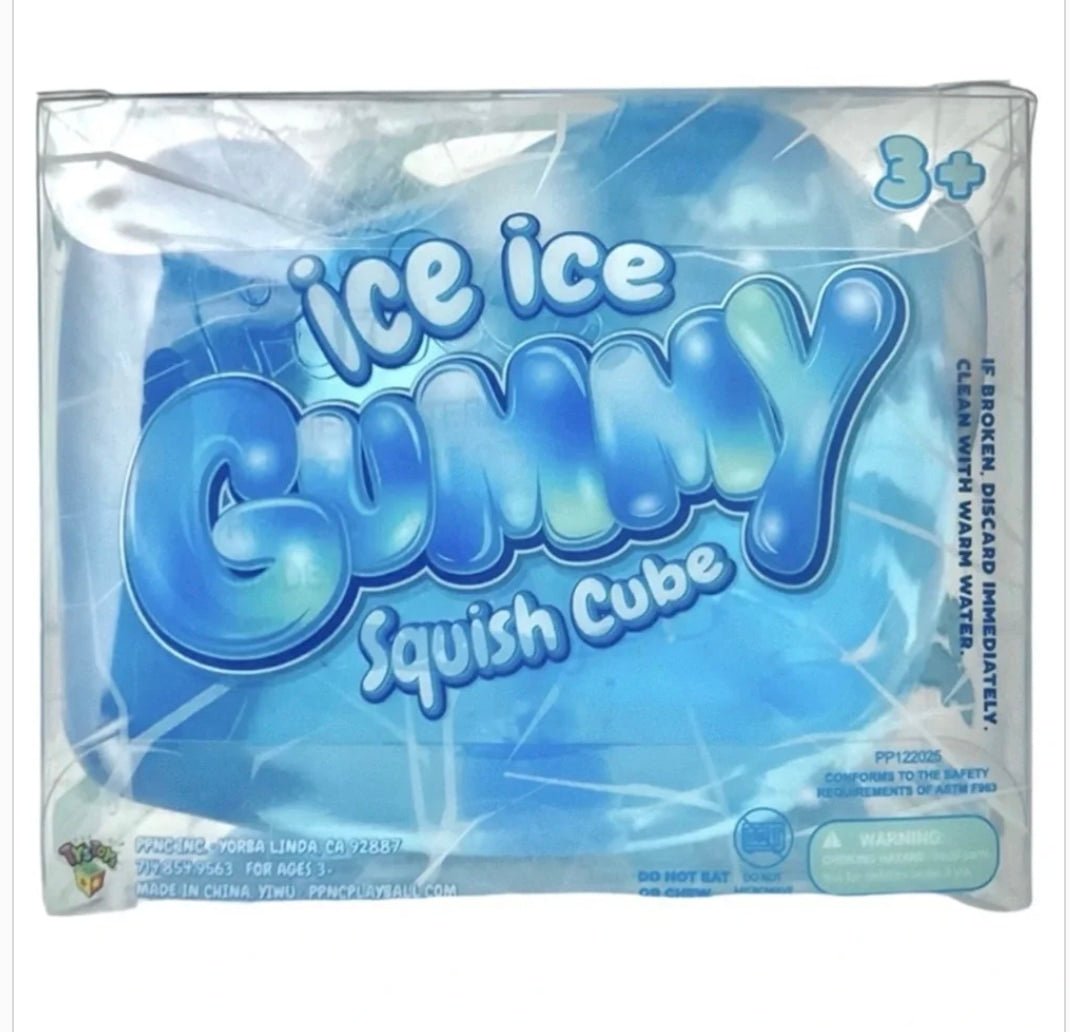 Ice Ice Gummy Squish Cube - Sensory Toys - Jawns on Fire Sneakers &amp; Shoes