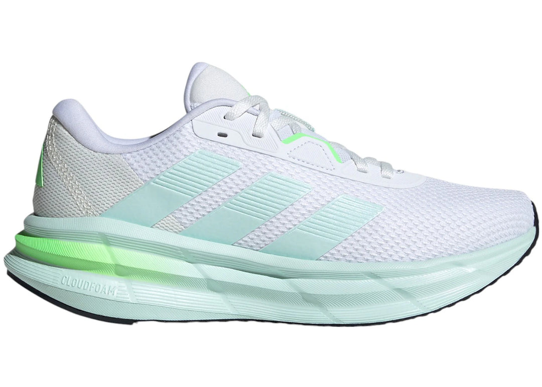 adidas Galaxy 7 Cloud White Halo Mint Lime Burst (Women 10) New