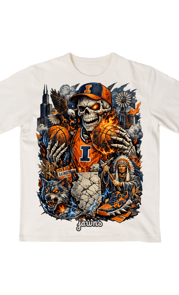Illinois Fighting Illini Godspeed Streetwear Basketball Shirt - T-Shirt - Jawns on Fire Sneakers & Shoes