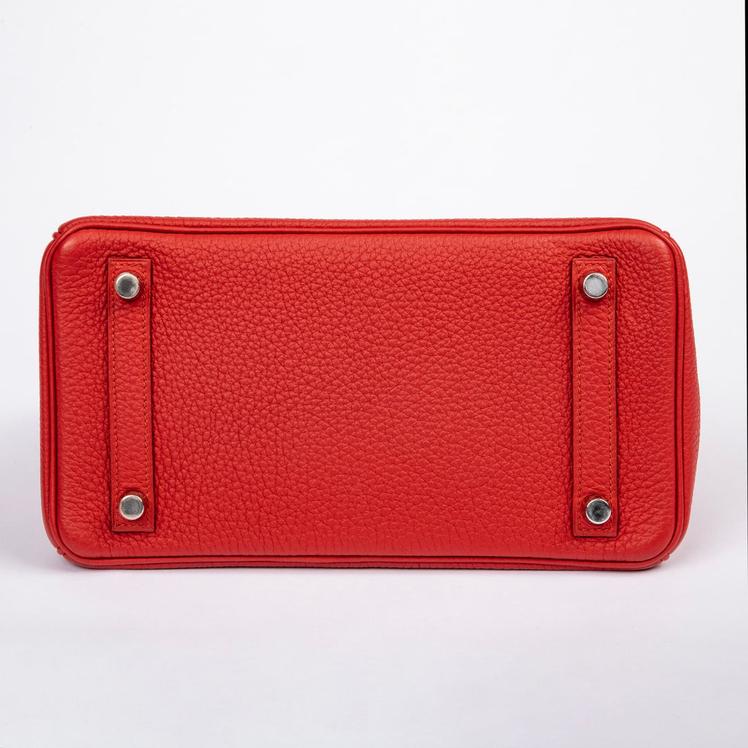 Hermès Birkin 25 Rouge de Coeur Togo Palladium Hardware