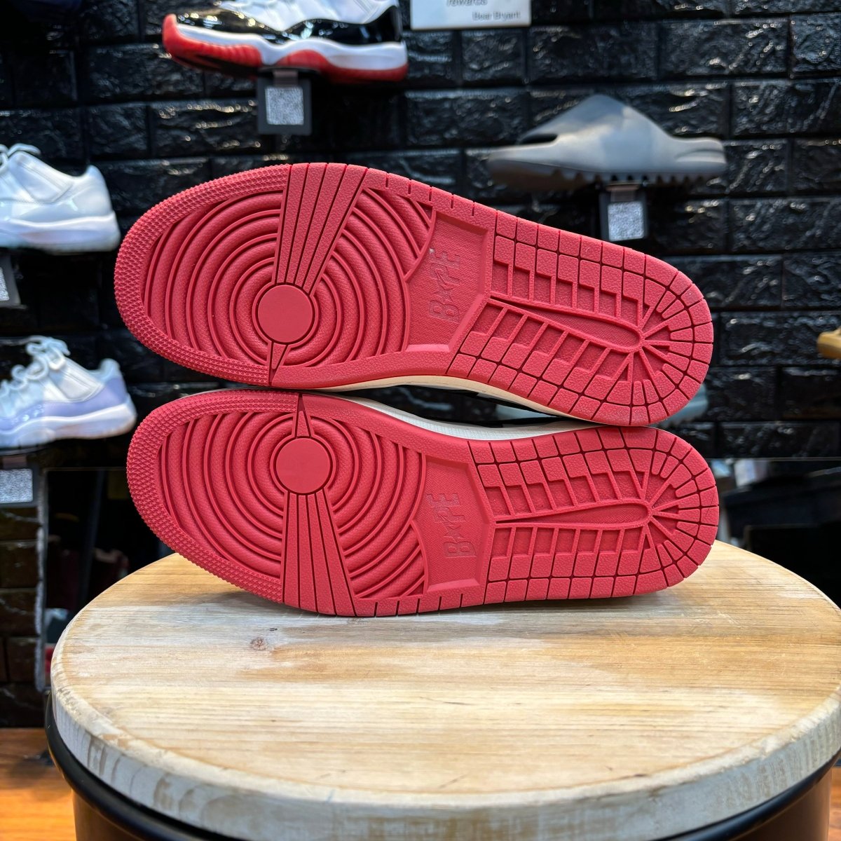 Indigo Studios Ape Chicago - Red & Black - Low Sneaker - Jawns on Fire Sneakers & Streetwear