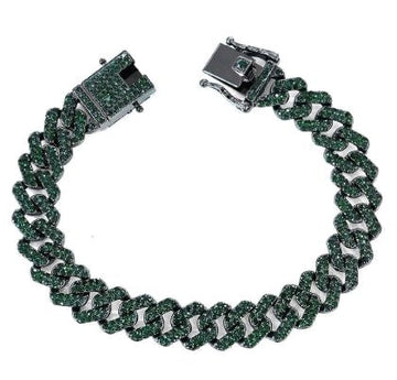 Invicta Elements Men's Drip Chain Bracelet, Money Green 80894