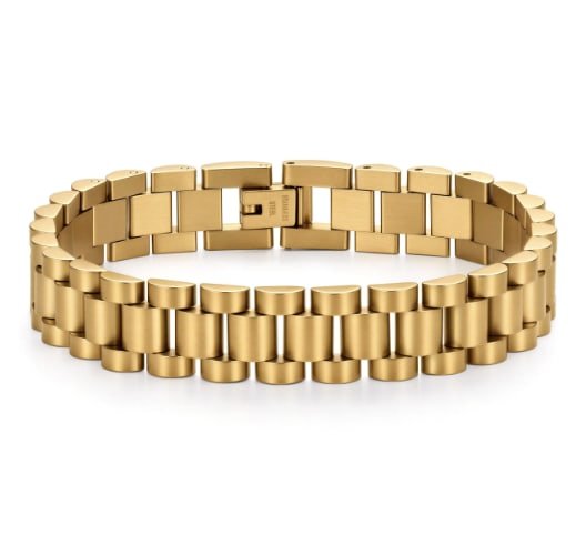 Invicta Elements Stainless Steel Gold Bracelet - Jewelry - Jawns on Fire Sneakers &amp; Shoes