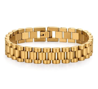 Invicta Elements Stainless Steel Gold Bracelet