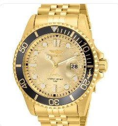 Invicta Pro Diver Men's Watch - 43mm, Gold - Watches - Jawns on Fire Sneakers & Shoes